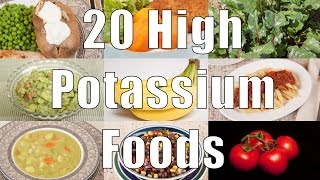 20 High Potassium Foods 700 Calorie Meals DiTuro Productions [upl. by Epp]