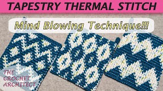 50  Tapestry Thermal Stitch Technique [upl. by Rexanna238]