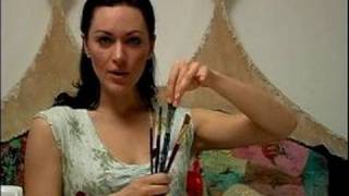 Painting with Acrylics  Paint Brushes for Acrylic Painting [upl. by Bride26]