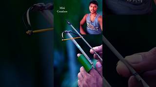 Mini crossbow🎍✅bamboo vairalvideo youtubeshorts [upl. by Nede]