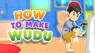 HOW TO MAKE WUDU IN ISLAM WITH ANIMATION [upl. by Aneeh332]