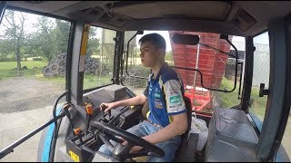 Drawing Grass  Silage 2018  New Holland 7840  GoPro HD [upl. by Theis]