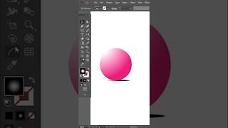 Make a circle 3D adobeillustrator belajaradobeillustrator desainvektor art [upl. by Gow26]