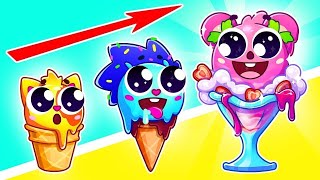 Yummy Fruit Ice Cream Song 🍦🎵  Funny Kids Songs and Nursery Rhymes by Baby Zoo Story [upl. by Nert]