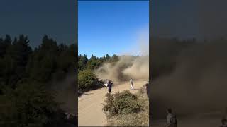 Vuelco de Ancapan en el inicio del Rally en Bariloche [upl. by Godiva290]