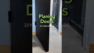 When gravity messes with your door you give your door a haircut 🚪💇💇‍♀️ diy homemaintenance [upl. by Aenal356]