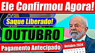 ✅INSS ANTECIPA CALENDÁRIO de OUTUBRO HOJE 1010  PAGAMENTO COM AUMENTO [upl. by Carmon487]