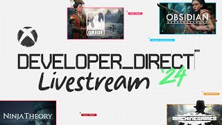 Xbox Developer Direct Livestream 2024  Indiana Jones Senua’s Saga Hellblade 2 amp More [upl. by Alehtse350]