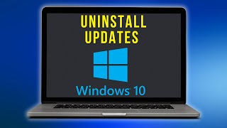 HOW TO UNINSTALL UPDATES ON WINDOWS 10  STEP BY STEP [upl. by Hughmanick423]