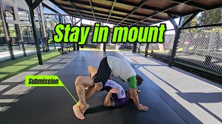 Full mount control and submissions bjj [upl. by Enida]