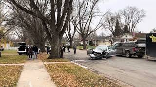 TwoVehicle Injury Crash in Grand Forks Wednesday Morning [upl. by Ligetti]