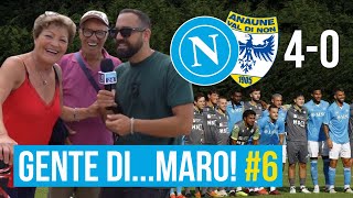 GENTE DIMARO 6 NapoliAnaune 40 guardate la REAZIONE dei tifosi napoletani [upl. by Ettelracs]