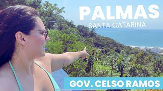 Praia de palmas em Governador Celso Ramos [upl. by Ewold247]