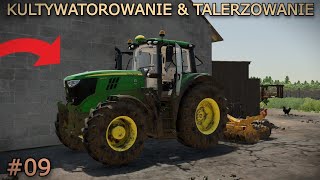 💥quotMłody Na Farmiequot 09 FS22 Kultywatorowanie amp Talerzowanie 👨‍🌾 Kupiłem Działkę Pole W Dzierżawę [upl. by Hazen]