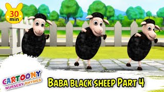 Baba Black Sheep Part 4  Rhymes For Kids amp Children  Animal Song  Cartoony Nursery Rhymes [upl. by Gardas]