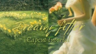 dreamy filter with capcut tutorial [upl. by Shayla]