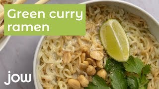 Recette de Green curry Ramen [upl. by Alrahs]