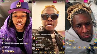 Gunna RESPONDS To Young Thug amp Lil Baby Calling Him A RAT On IG LIVE [upl. by Higginson]