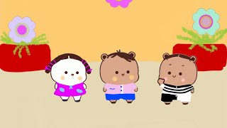 Murli jemmy sippu together🤣  cutegirlpeachgoma bubududu peachugomu animation cartoon [upl. by Cinelli]