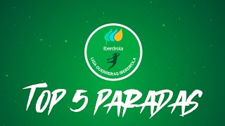 TOP 5 PARADAS  LigaGuerrerasIberdrola 2425  Jornada 4 💚 [upl. by Rodablas91]