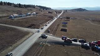 Eureka Montana Roosville Port Of Entry Freedom Rally [upl. by Esirahc548]