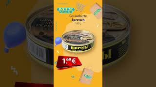 Geräucherte Sprotten in Pflanzenöl  Top Angebote Mix Markt 111116112024 [upl. by Vashtee]