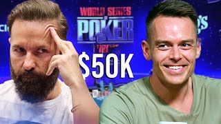 €50k WSOP Europe High Roller feat Daniel Negreanu [upl. by Ammann249]