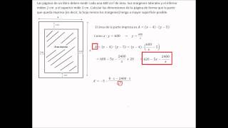 Problemas de maximos y minimos derivadas [upl. by Karil809]