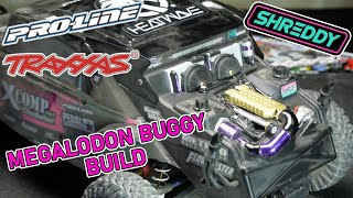 Megalodon RC Desert Buggy Build ProLine Racing TRAXXAS 2wd SLASH [upl. by Suivatram]