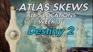 Atlas Skews Tracing the Stars III all 5 locations Week 3 Destiny 2 [upl. by Magen]