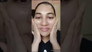 HD glow facial at home shortvideo skincare getsetglow easyfacial glowingskinmask [upl. by Llewop]