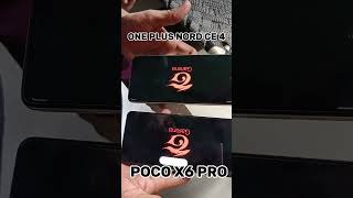 POCO X6 PRO VS ONE PLUS NORD CE 4 FREE FIRE SPEED TEST 🥵🥵 [upl. by Busch901]