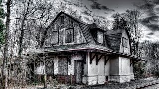 Urban Exploration  ABANDONED  Pennsylvania Railroad Train Station [upl. by Sedda]