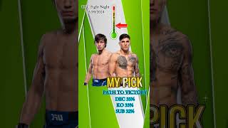 UFC Ricky Turcios vs Benardo Sopaj Quick Fight Pick [upl. by Ailemac]