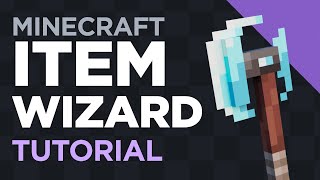 Minecraft Item Wizard  How To Make An Item [upl. by Hamnet353]