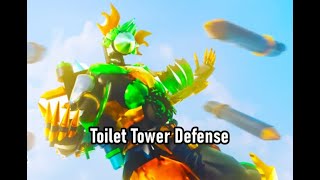 Toilet Tower Defense Defeating boss in Pencil World Solo Roblox [upl. by Brogle811]