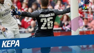 Kepa Best Saves in LaLiga Santander 20162017 [upl. by Nnaid18]