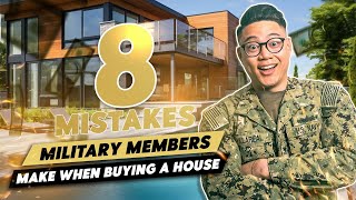 Top 8 Mistakes Military Members  Veterans Make When Purchasing A Home Using The VA Loan [upl. by Adnoel]