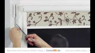 how to install standard cassette roller blind  toma24eu [upl. by Elrebma431]