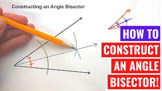 constructing an angle of 30° degree  How to construct 30° degrees [upl. by Enorej]