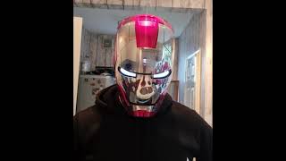 AutoKing MK5 Ironman Helmet demo [upl. by Eisseb534]