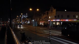 Sony HDRPJ780 vs Panasonic HCX920 Night  Low Light Footage [upl. by Coltin322]