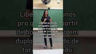 A audácia delas 👀😂 professora humor alunas alunos shorts escola [upl. by Apeed233]