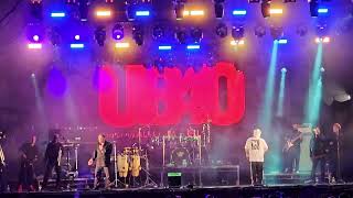 UB40 perform Groovin out on life Live  Lets Rock Exeter Powderham June 2024 [upl. by Enomis]