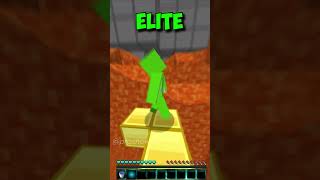 Dream Manhunt NOOB vs PRO vs ELITE vs GOD Minecraft Parkour shorts minecraft gaming [upl. by Rego930]