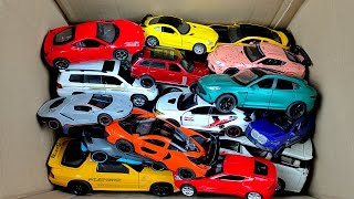 BOX FULL OF Model Cars Honda Civic Bugatti Divo McLaren 650s Audi Rs7 Ford Raptor Ferrari sf90 [upl. by Skeie126]