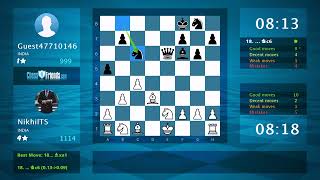 Chess Game Analysis NikhilTS  Guest47710146 10 By ChessFriendscom [upl. by Hedwiga518]