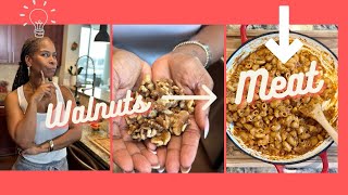 Cheesy Walnut Meat Sauce Macaroni  My Vegan Kitchen Life  Cooking  Tasting  Foodie  Fun 😆 [upl. by Iraj]