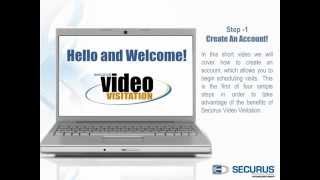 Securus Video Visitation Step 1 Create An Account [upl. by Arraeit]