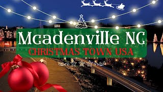 McAdenville Lifestyle Visit Christmas Town USA [upl. by Onibag]